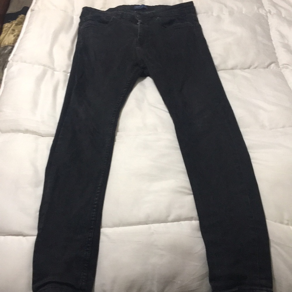 Zara Man Denimwear black skinny jeans size 31